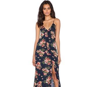 FLYNN SKYE KENNEDY MAXI DRESS IN NAVY POPPY MEDIUM